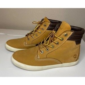 Timberland Womens Sz 6.5 Tan Leather Dausette Lace Up Chukka Boots